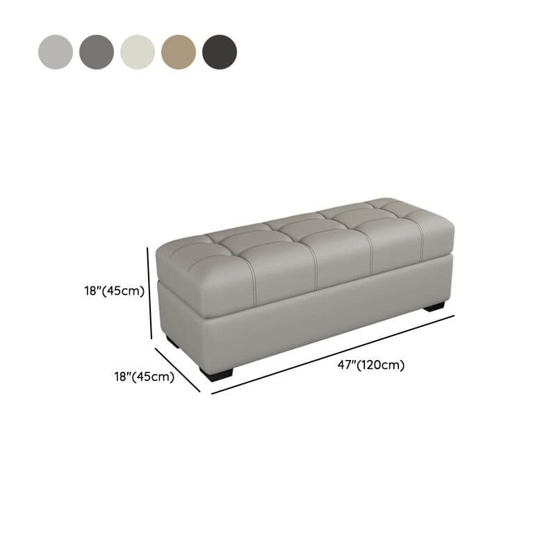 Large Ottoman with Functional Storage