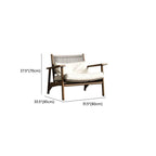 Minimalist Arm Chair in Cream