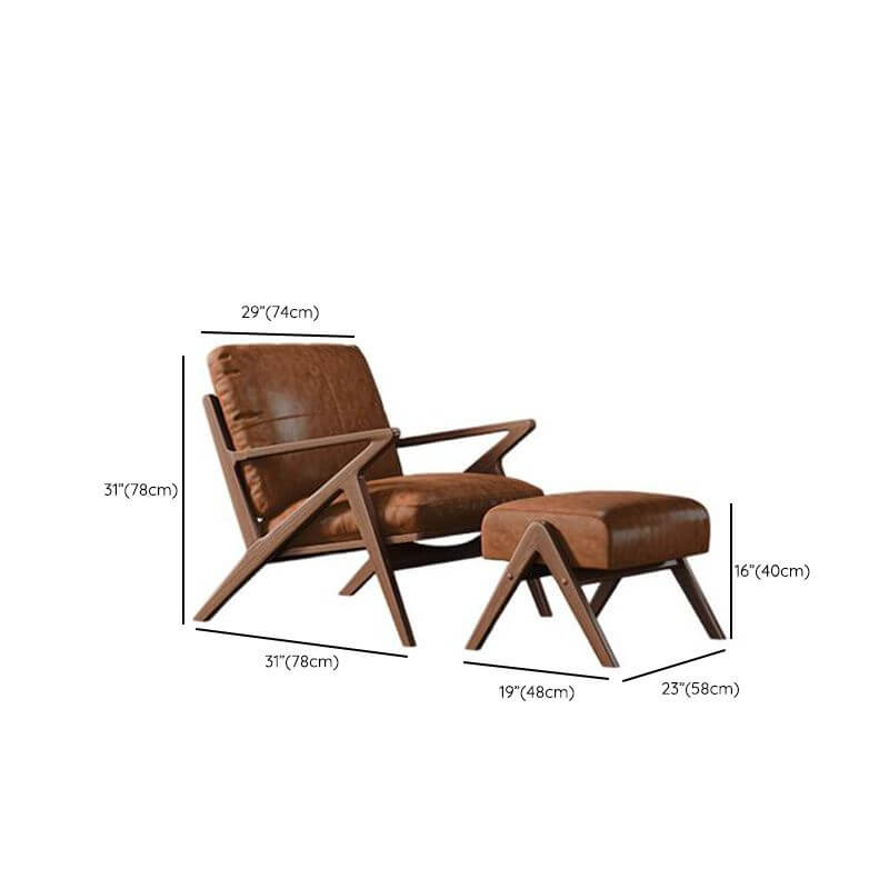 Contemporary arm chair with no distressing