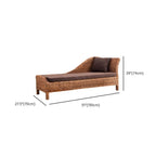 Detachable cushions on chaise