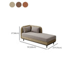 Stylish chaise bench enhancing living space aesthetic