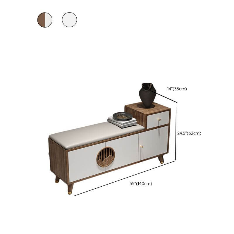 Elegant Entryway Bench with Locker