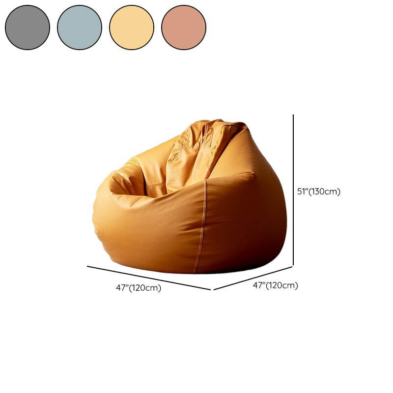 Apricot oversized bean bag for versatile use