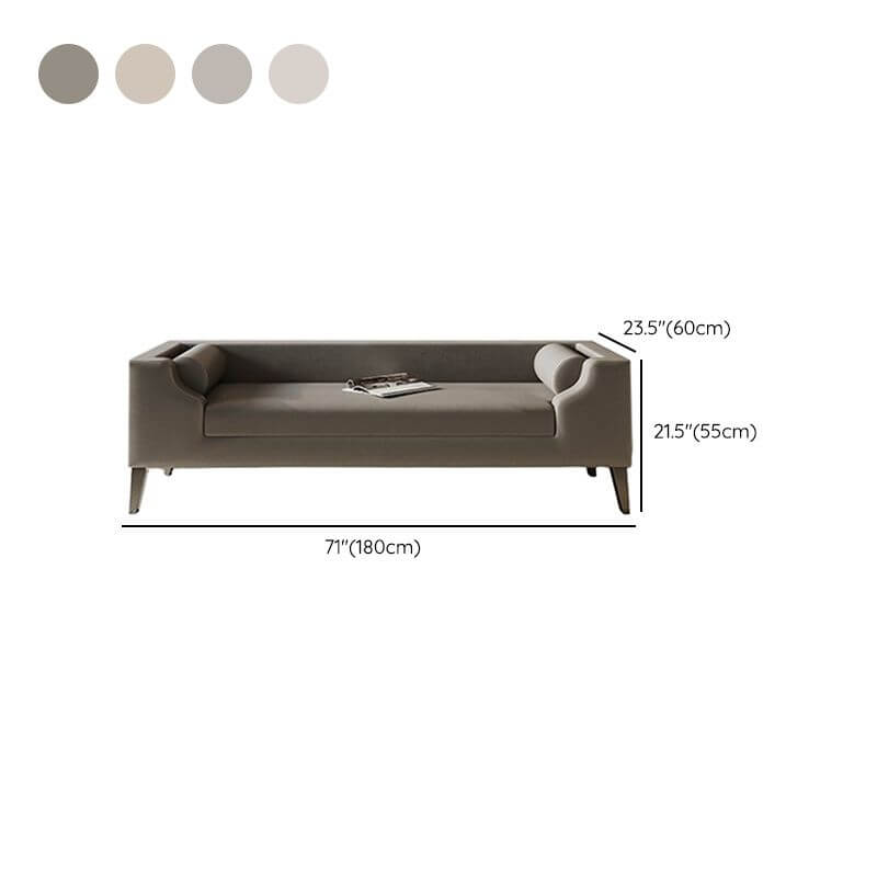 Light Gray modern bedroom bench