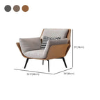 Sleek white armchair in a bright room