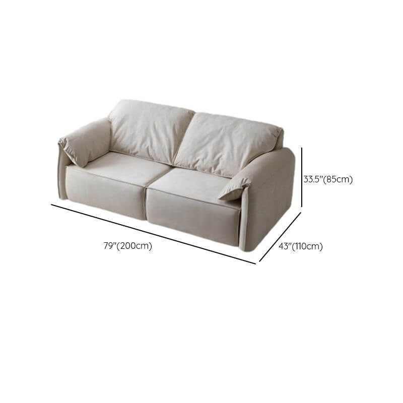 Convertible sofa in modern living room