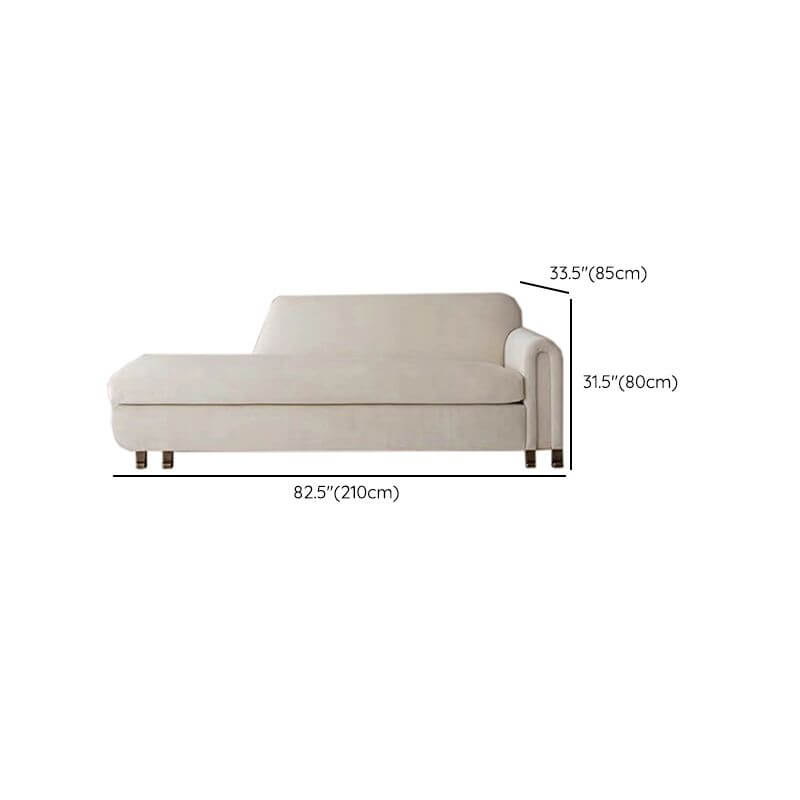 Overstuffed accent chair with square arms