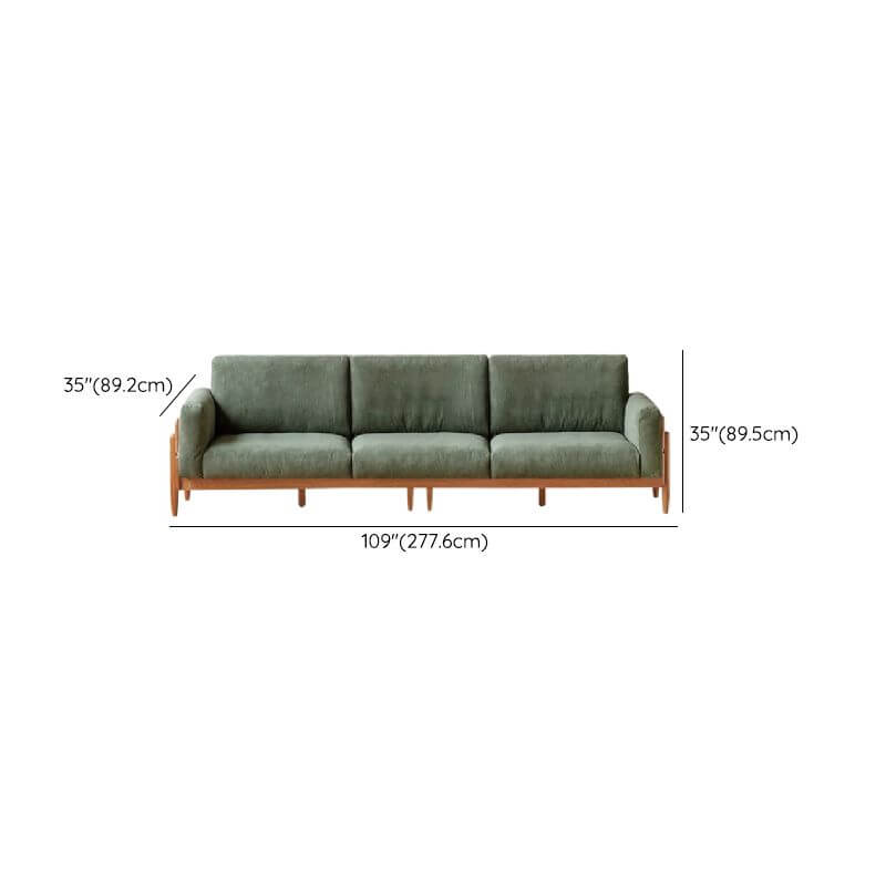 contemporary solid color sofa