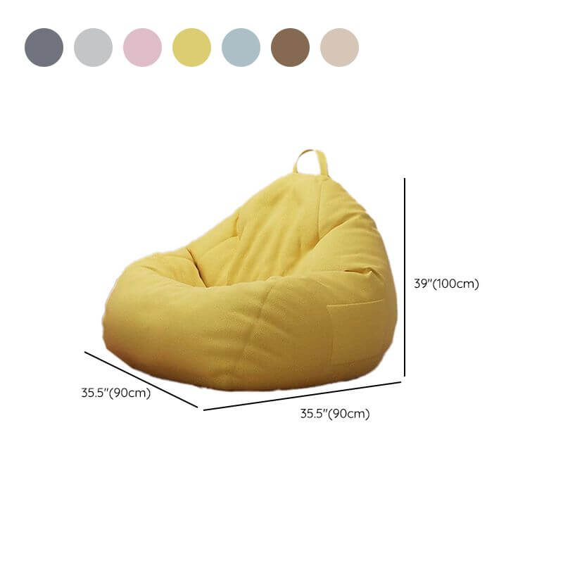 Coffee color bean bag chair perfect for adults