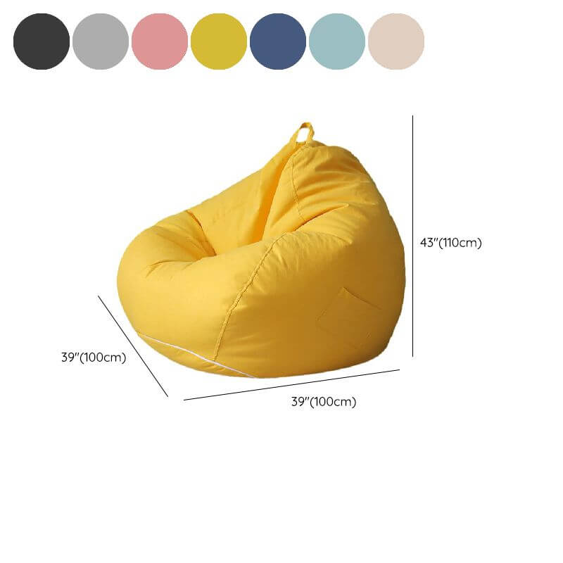 Comfortable Dark Gray Bean Bag Chair