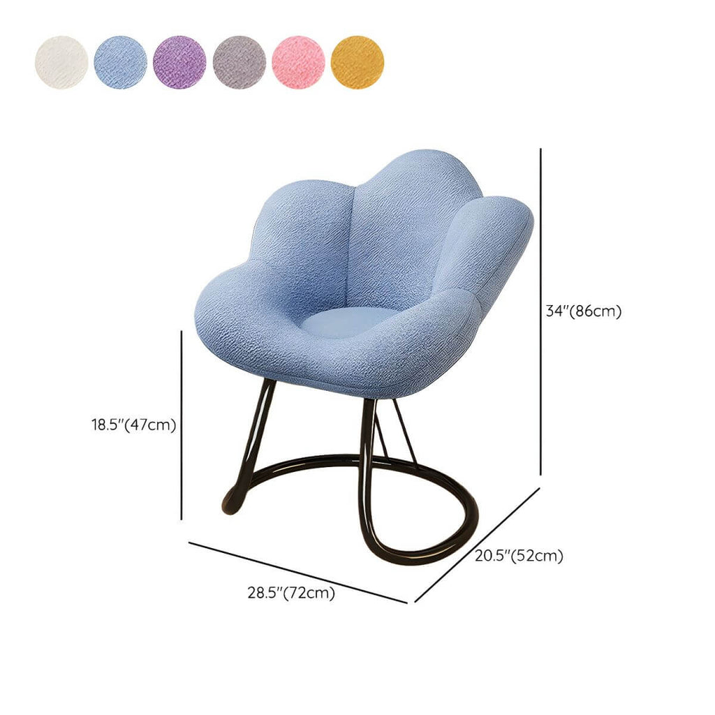 Lamb Wool Upholstery Close-Up