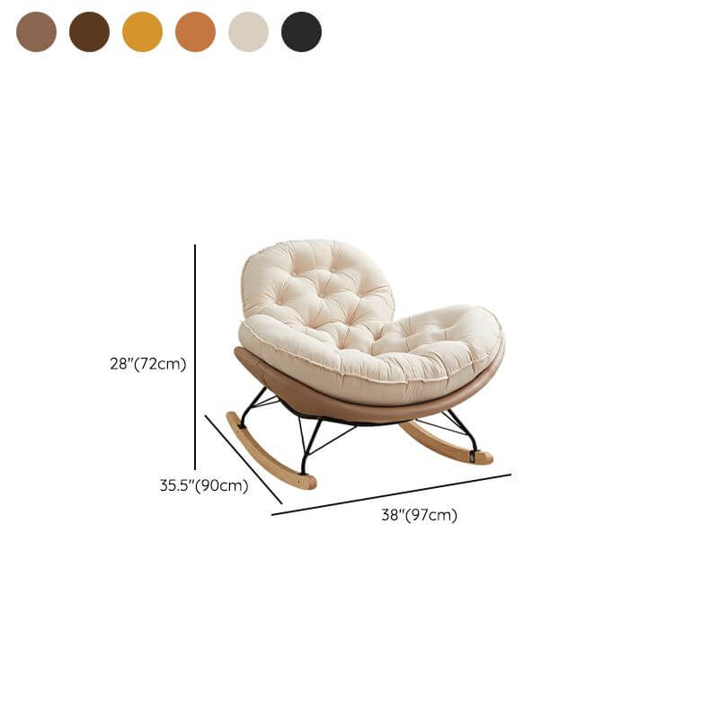 Comfortable rocking chair for indoor use in modern style