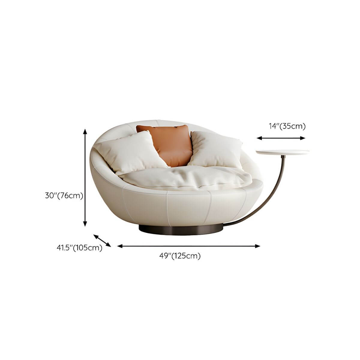 Minimalistic design detail of Modern Chair