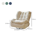 Chenille upholstery of the wing chair close-up