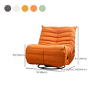 Green anti-cat scratch leather recliner for living space