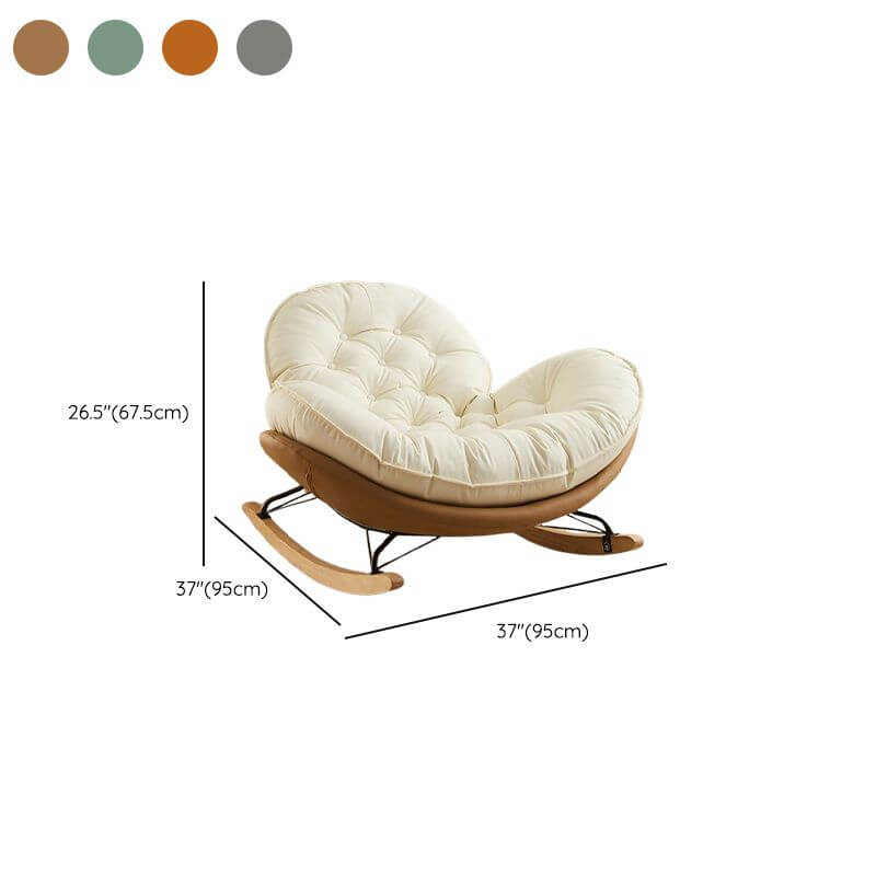 Close-up of the faux leather texture