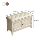 Contemporary rectangle ottoman for living room