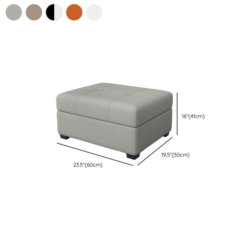 Houndstooth Pattern Modern Ottoman