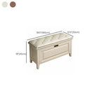 Faux leather storage ottoman in a modern living room