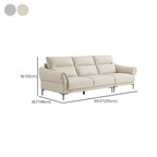 Comfortable Leather Upholstered Sofa