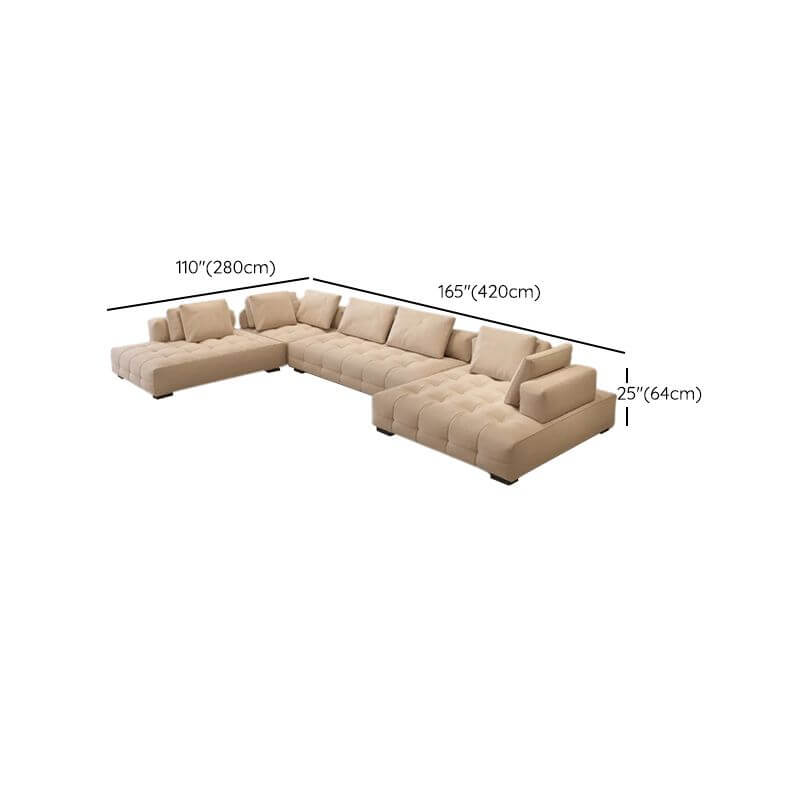 Elegant L-Shape sofa set in contemporary decor