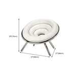 Minimalist design of the faux leather chair