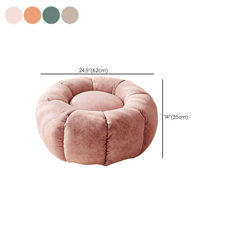 Diverse home settings styling the pumpkin shape ottoman