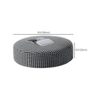 Upholstered houndstooth seat