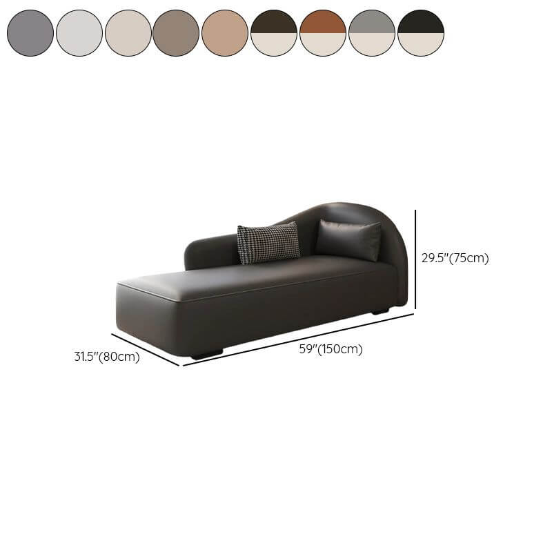 chaise lounge chair with anti cat scratch leather