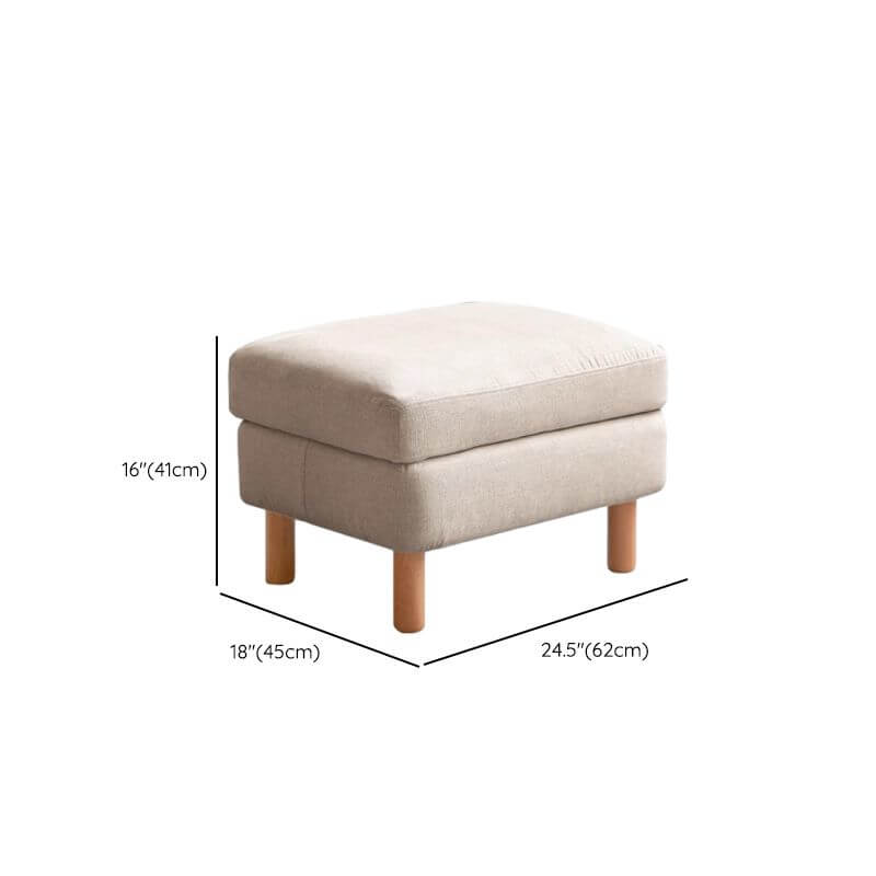 Comfortable sponge-filled ottoman