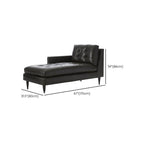 Contemporary indoor chaise lounge in a cozy living room