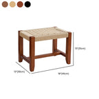 Contemporary rocking chair in natural finish