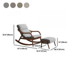 Living room featuring modern rocking chair