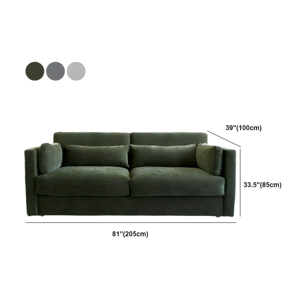 elegant living space with sleeper sofa