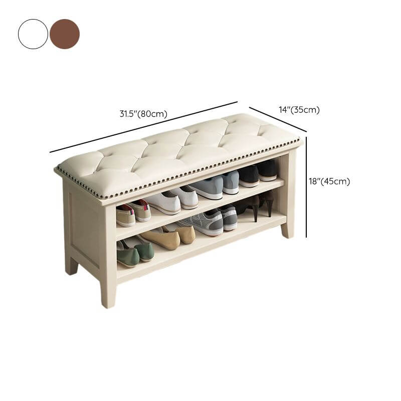 Sleek antique-style ottoman in modern design