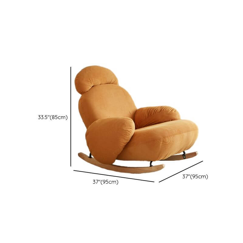 Cozy indoor rocking chair for relaxation