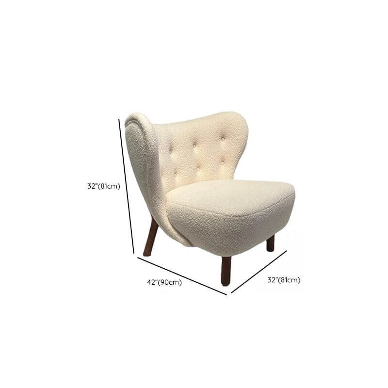 Contemporary Solid Color Accent Chair