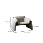 Solid color armchair for stylish decor