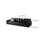 Elegant sofa with plush cushions