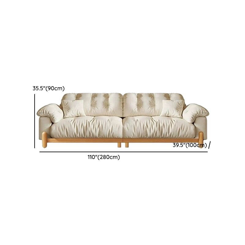 Sleek silhouette sofa