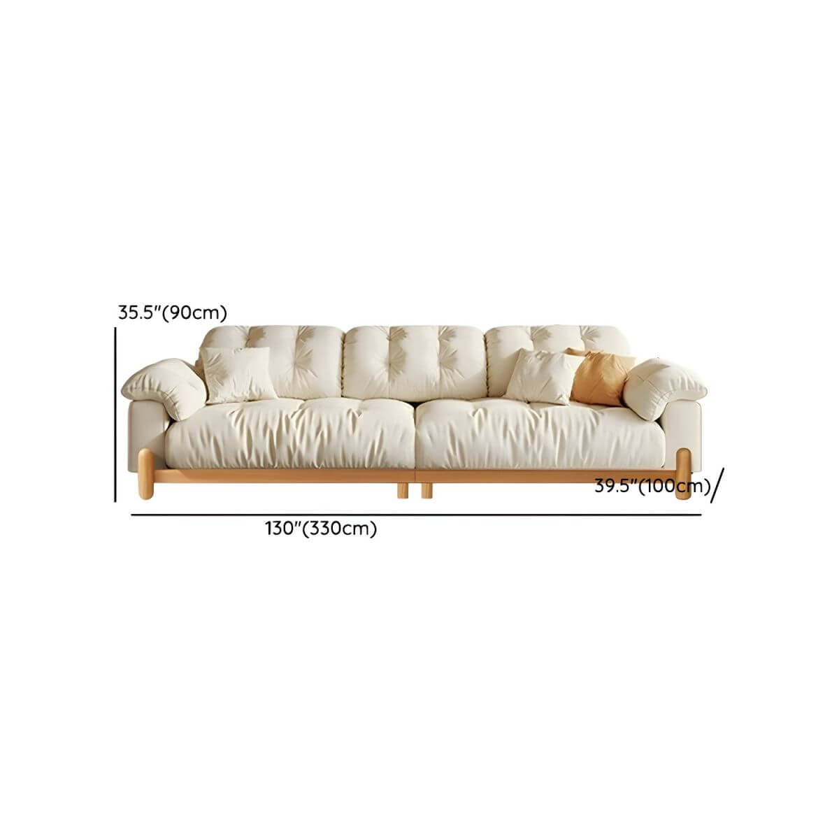 Stylish storage sofa for decluttering