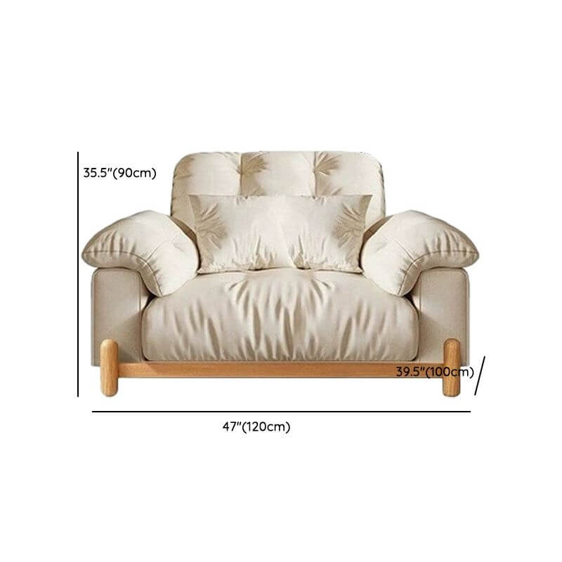 Contemporary sofa in beige color