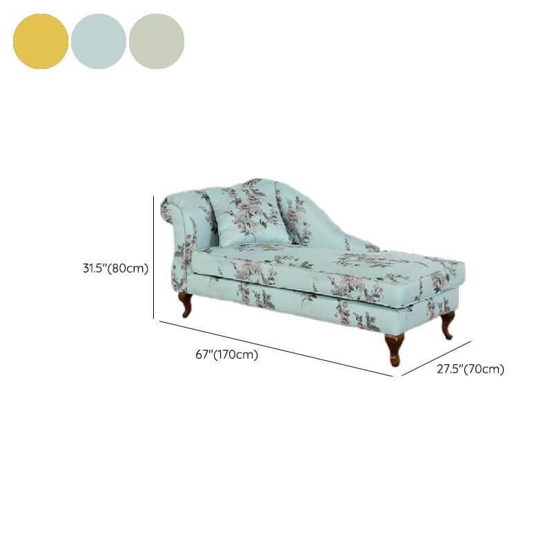 Elegant Wood Frame Lounge Chair