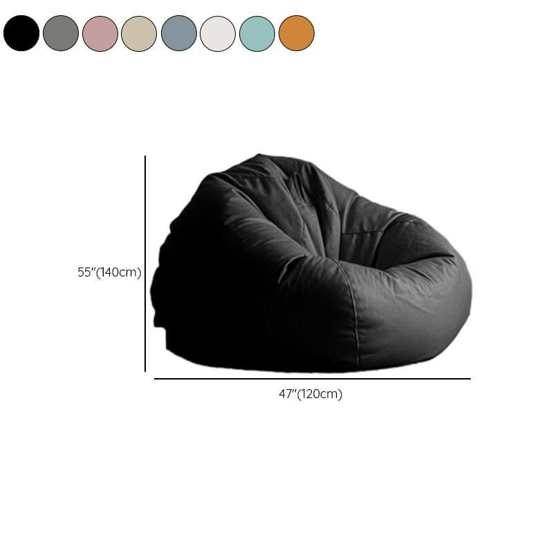 Elegant cream beanbag for relaxing