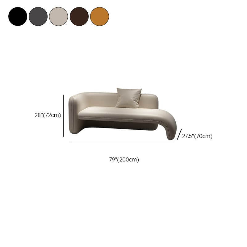 Stylish Overstuffed Chaise Lounge in Home Decor