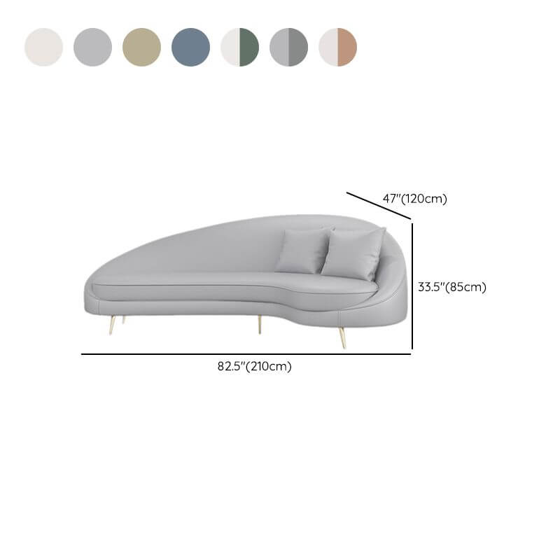 Plush Pillows on Padded Chaise Lounge Sleeper Chair