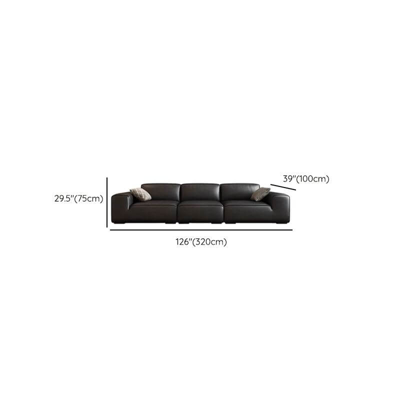 Sofa showcasing elegant modern lines