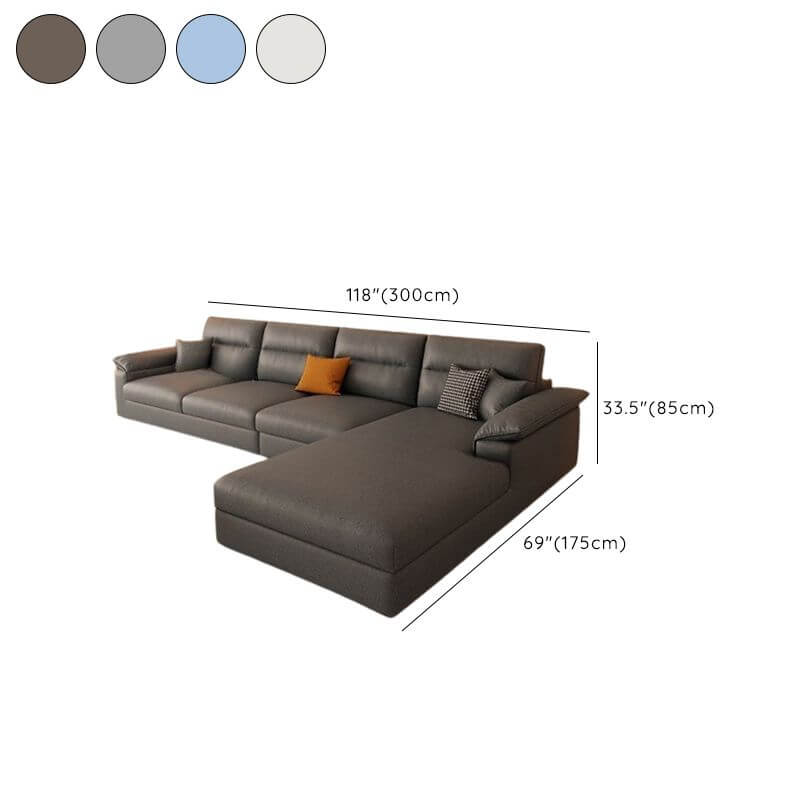 Sofa in a cozy corner setup