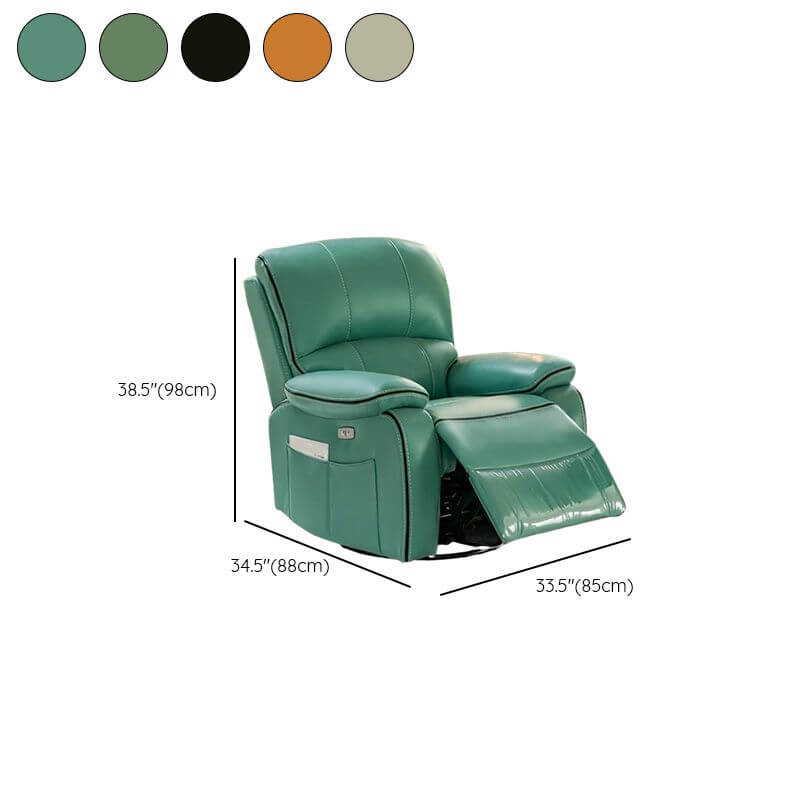 Beige recliner chair in cozy living room