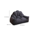 Yellow and beige bean bag furniture